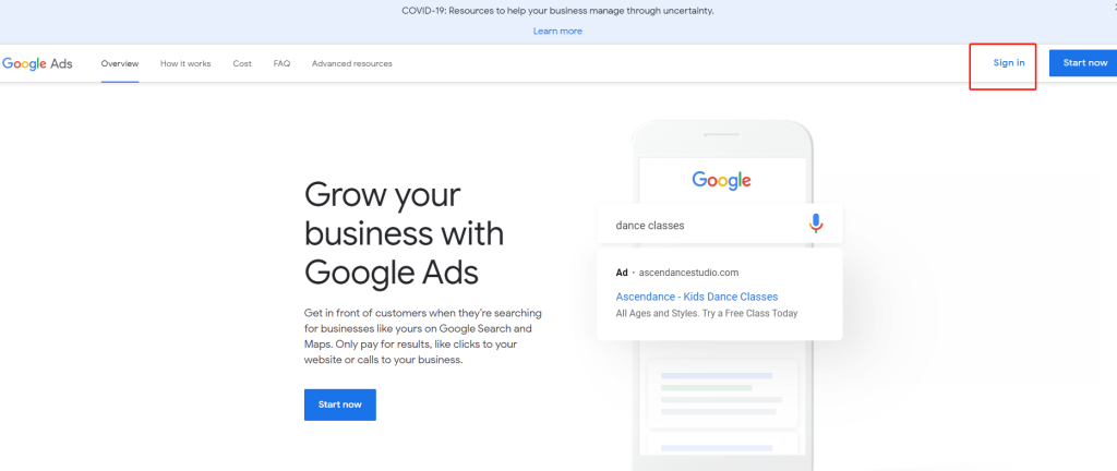 google ads开户流程